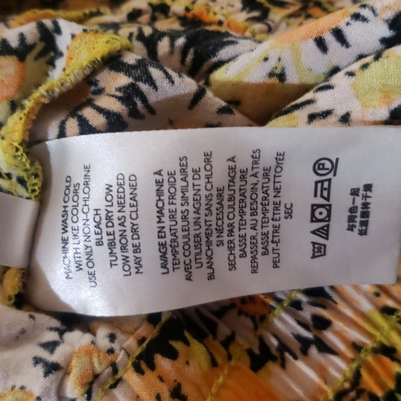 Urban Outfitters Carmen Gold and White Sunflower Hippie Pants - Picture 12 of 13